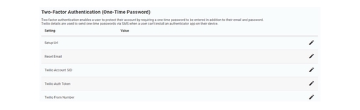 2 FA Config