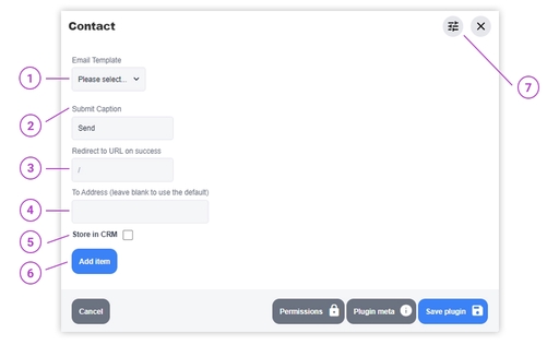 Contact Plugin