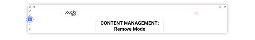 Remove Mode icon